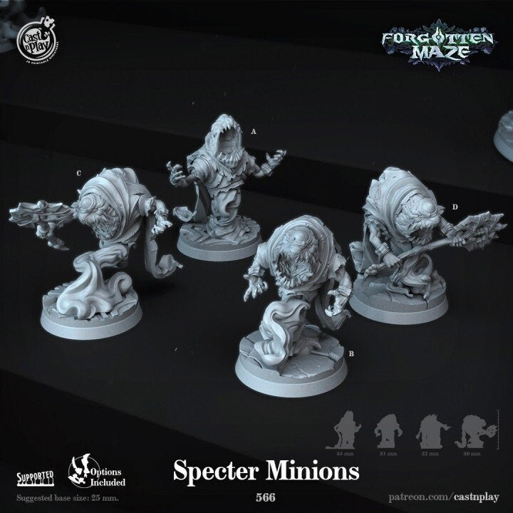Figurine Spectre Inferieur Cast N Play Impression 3D