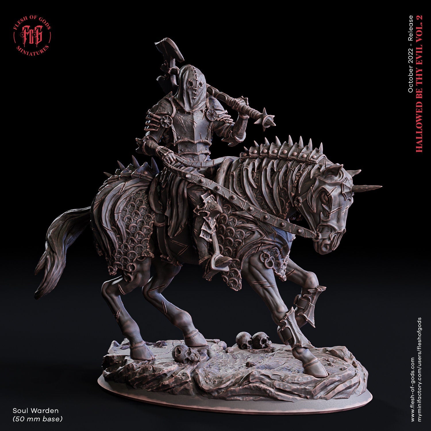 Figurine JDR Gardien des Ames Flesh Of Gods Impression 3D