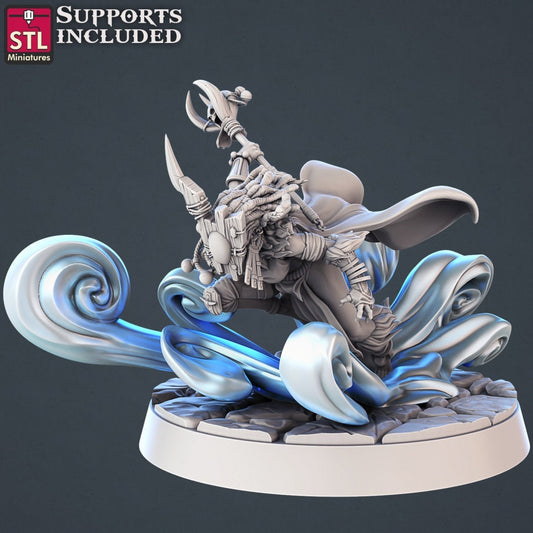 Figurine Shaman STL Miniatures Impression 3D