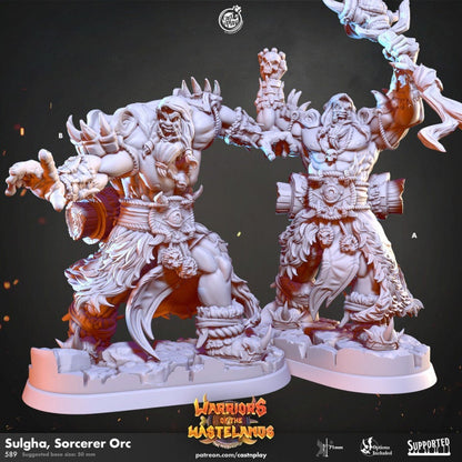 Figurine Orc Ensorceleur Cast'N Play Impression 3D
