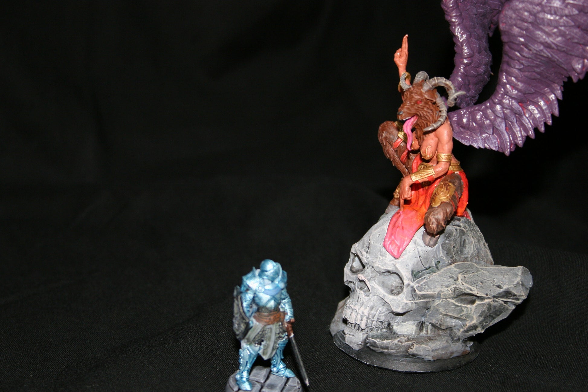 Figurine Peinte Chevre de Sabbat / Baphomet Flesh Of Gods Impression 3D