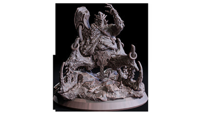 Figurine monstre aberrant Magoth Flesh of Gods Impression 3D