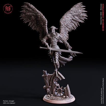 Figurine Ange Déchu Flesh Of Gods Impression 3D