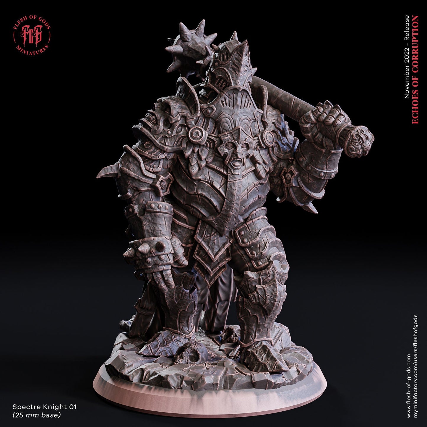 Figurine Chevalier Spéctale Flesh Of Gods Impression 3D