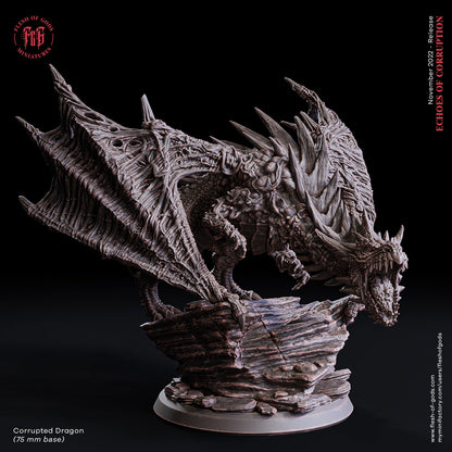 Figurine Dragon Corrompu Flesh Of Gods Impression 3D