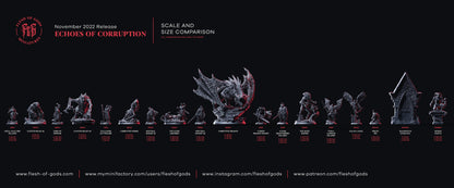 Figurine Monstre Centipède Flesh Of Gods Impression 3D