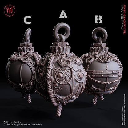 Figurine Bombe Artificier Flesh Of Gods Impression 3D