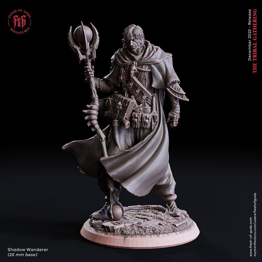 Figurine Humain Mage Vagabond Flesh of Gods Impression 3D
