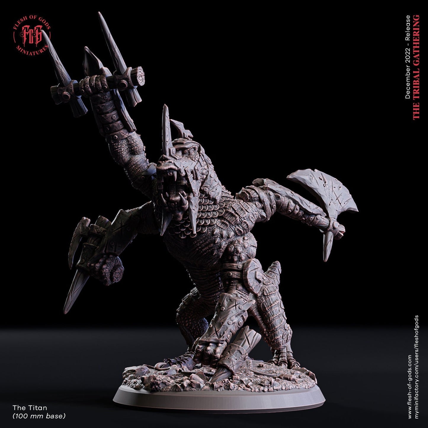 Figurine JDR Titan Flesh of Gods Impression 3D