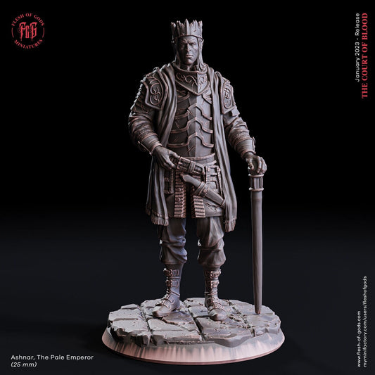 Figurine Empreur Elfe Drow Flesh Of Gods Impression 3D