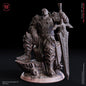 Figurine Commandant Sanguinaire 01 et 02 Flesh Of Gods Impression 3D