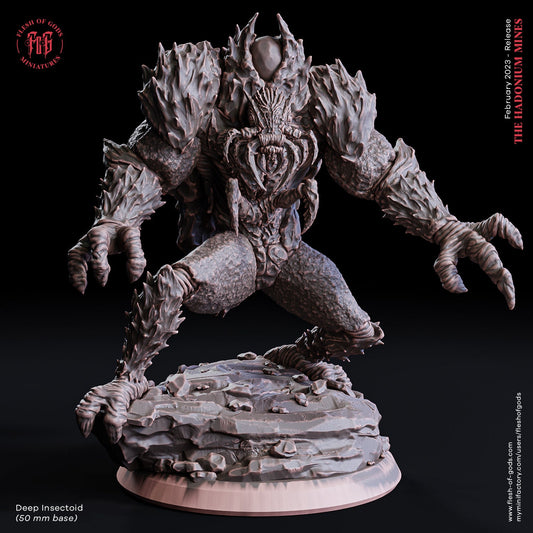 Figurine JDR Insecte des profondeurs Flesh Of Gods Impression 3D