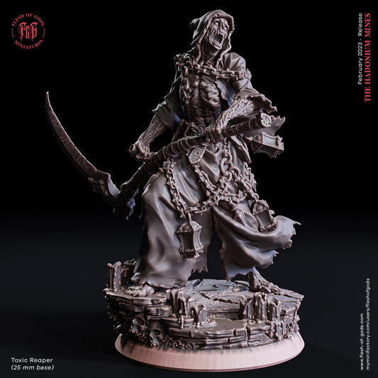 Figurine JDR Zombie Faucheur Flesh Of Gods Impression 3D