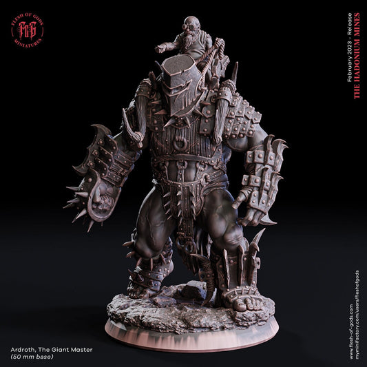 Figurine jdr Maitre des geants Flesh OF Gods Impression 3D