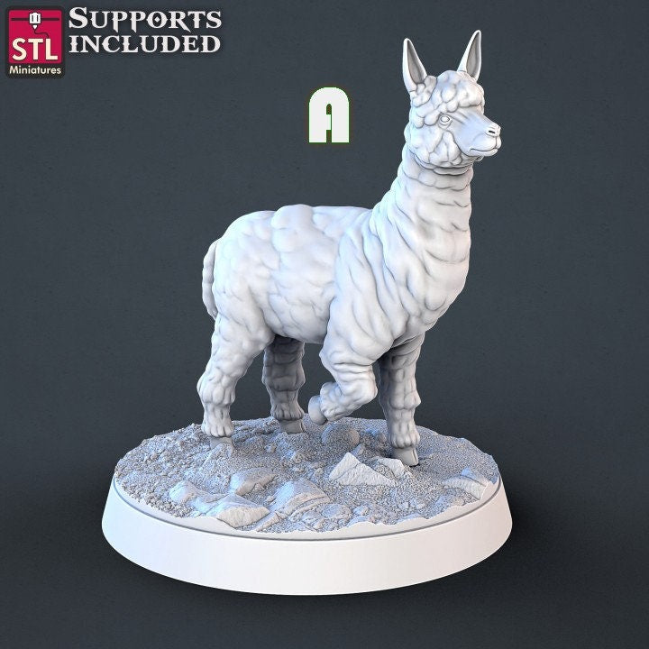 Pack animaux de la ferme STL Miniatures Impression 3D