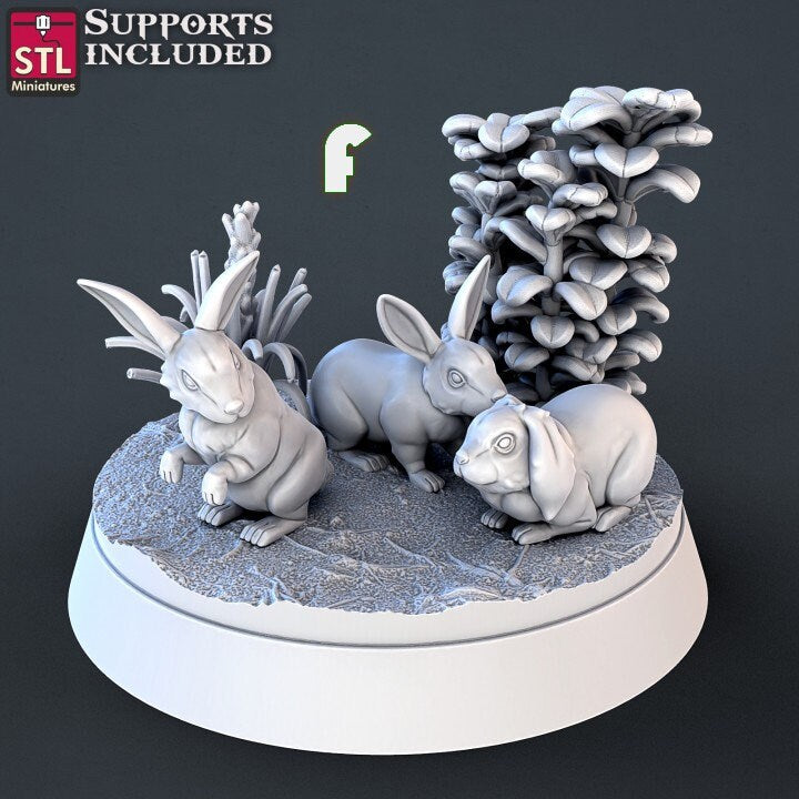Pack animaux de la ferme STL Miniatures Impression 3D