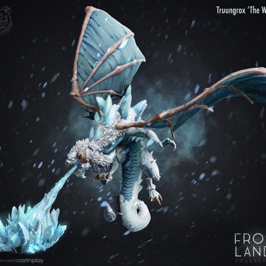 Figurine JDR Dragon de glace Cast'N Play Impression 3D