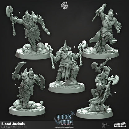 Figurine jdr Barbare Sanglant Cast N Play Impression 3D