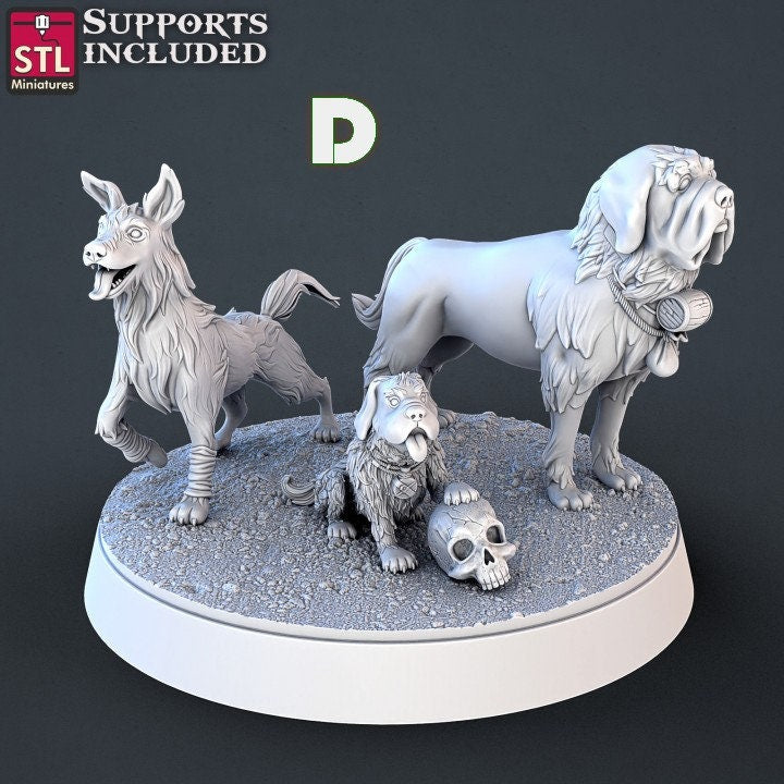 Pack animaux de la ferme STL Miniatures Impression 3D