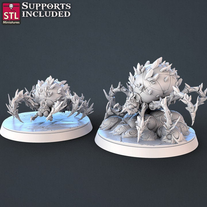 Figurine JDR Araignées STL Miniatures Impression 3D