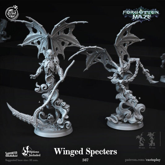 Figurine JDR Spectres ailés Cast'N Play Impression 3D