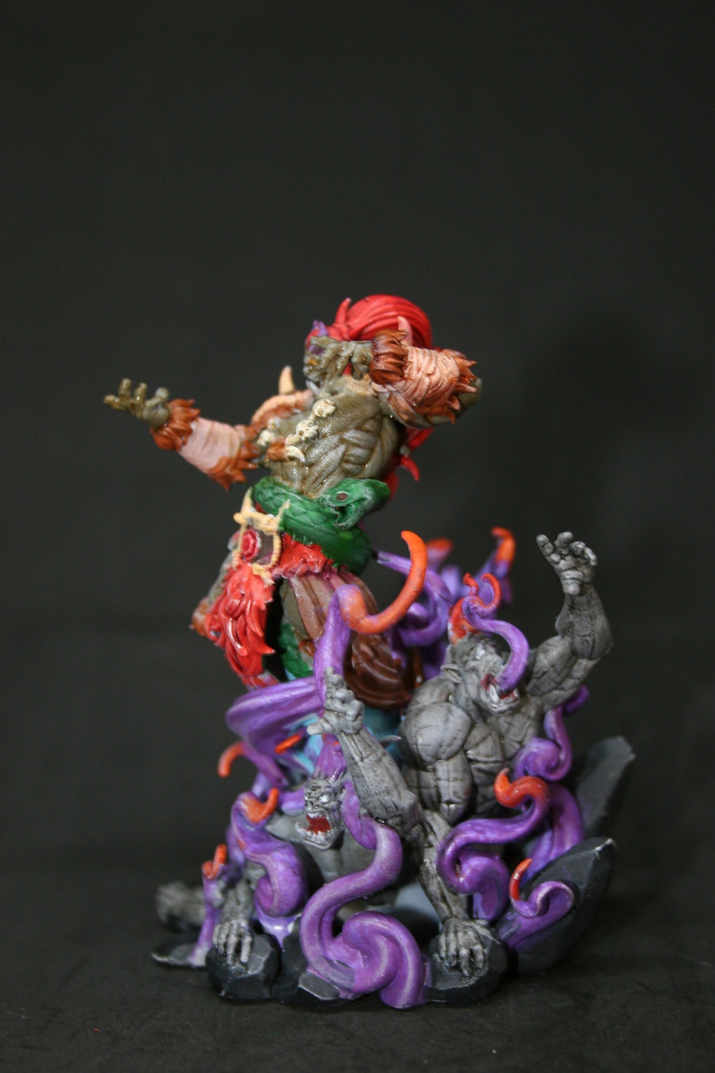 Figurine JDR Orc Occultiste Sorcier Cast'N Play Impression 3D