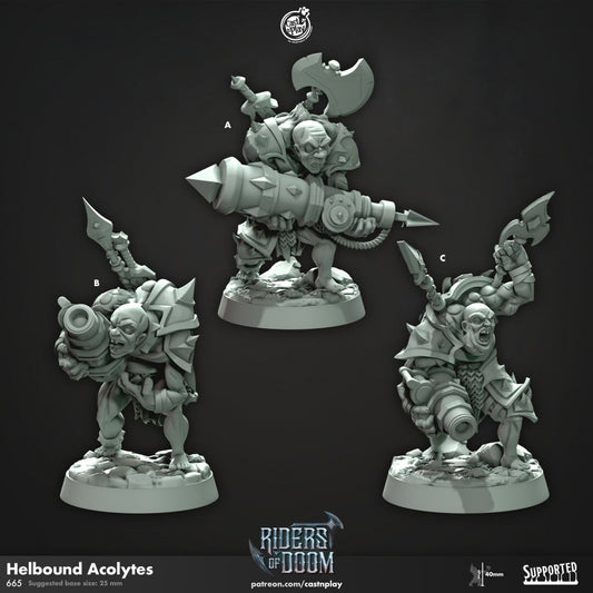 Figurine JDR Acolytes Infernal Cast N Play Impression 3D