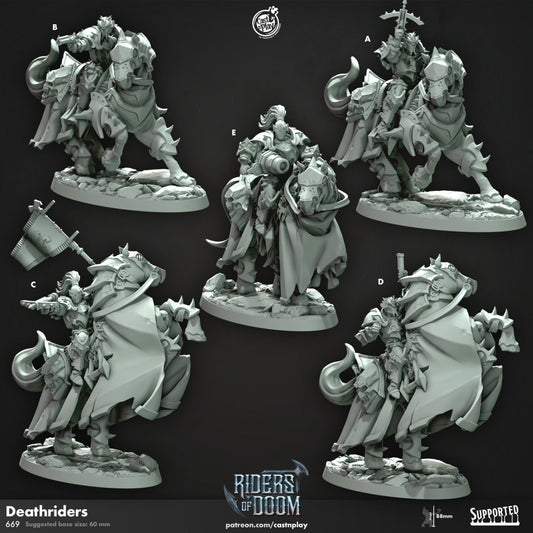 Figurine JDR Cavalier de la mort Cast N Play Impression 3D