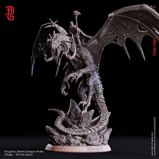 Figurine JDR Chevalier Dragon Flesh Of Gods Impression 3D