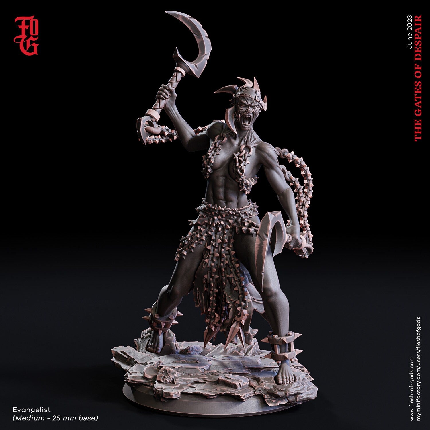Figurine JDR Ennemis PACK 02 Flesh Of Gods Impression 3D