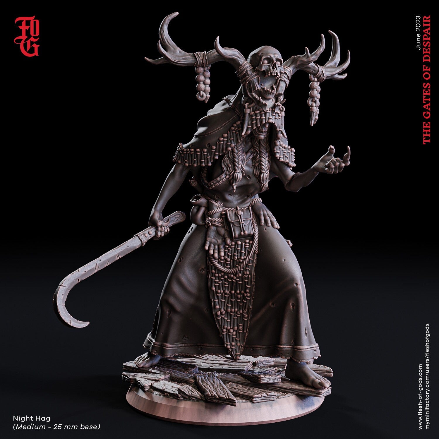 Figurine JDR Ennemis PACK 02 Flesh Of Gods Impression 3D