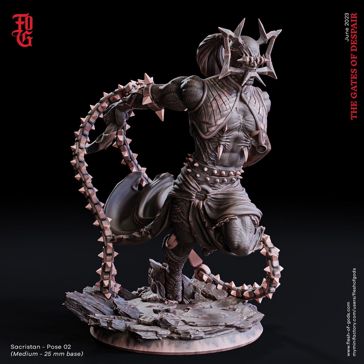 Figurine JDR Ennemis PACK 02 Flesh Of Gods Impression 3D