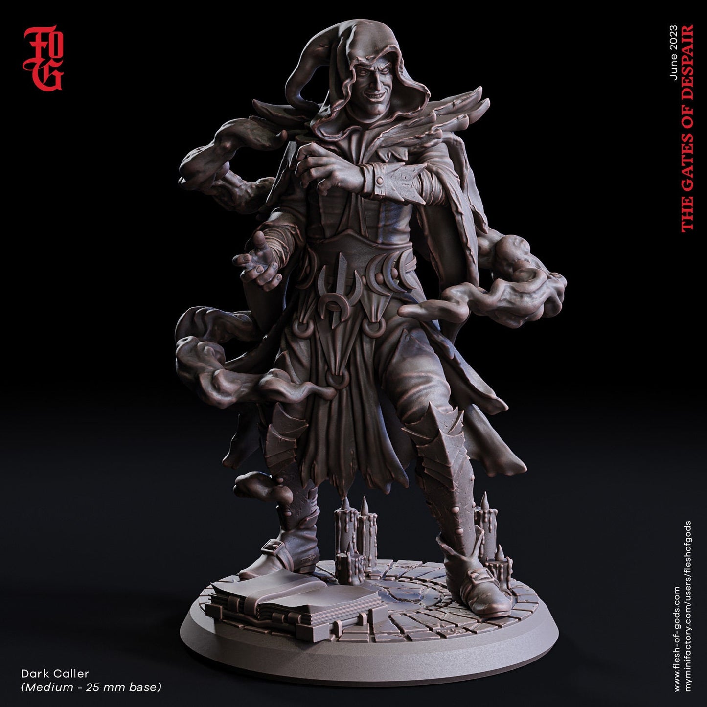 Figurine JDR Ennemis PACK 02 Flesh Of Gods Impression 3D