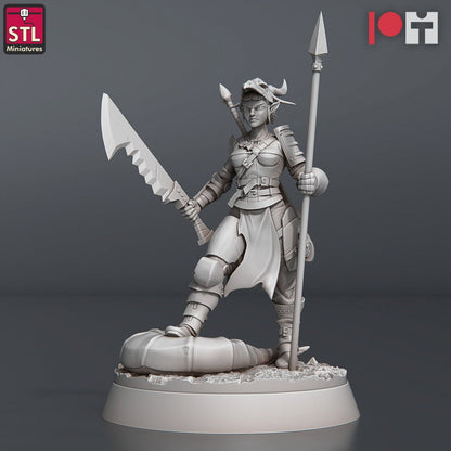 Pack JDR Chasseurs De Dragons STL Miniatures Impression 3D