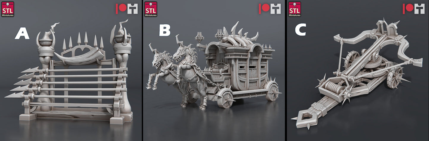 Pack JDR Chasseurs De Dragons STL Miniatures Impression 3D