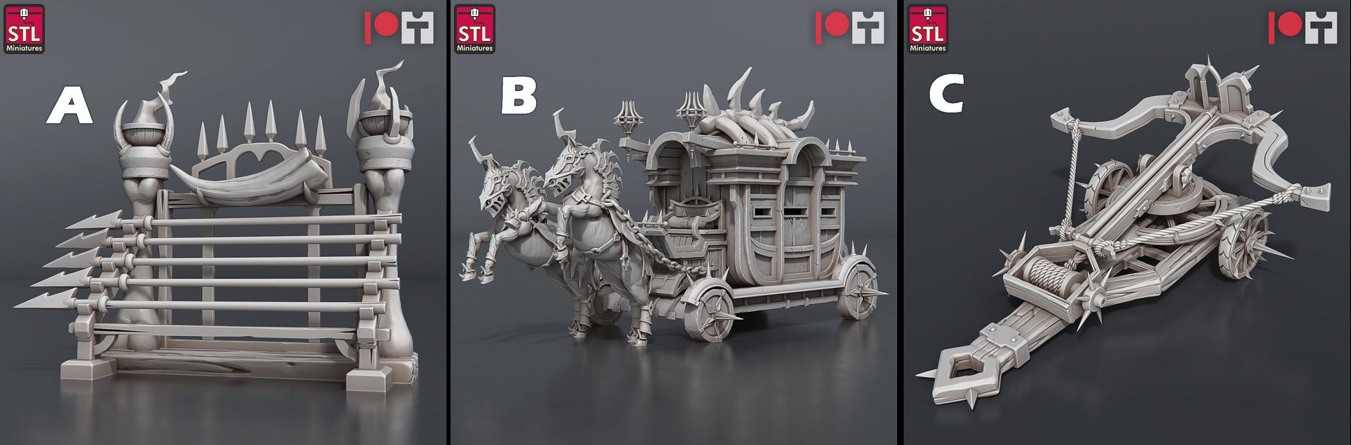 Pack JDR Chasseurs De Dragons STL Miniatures Impression 3D