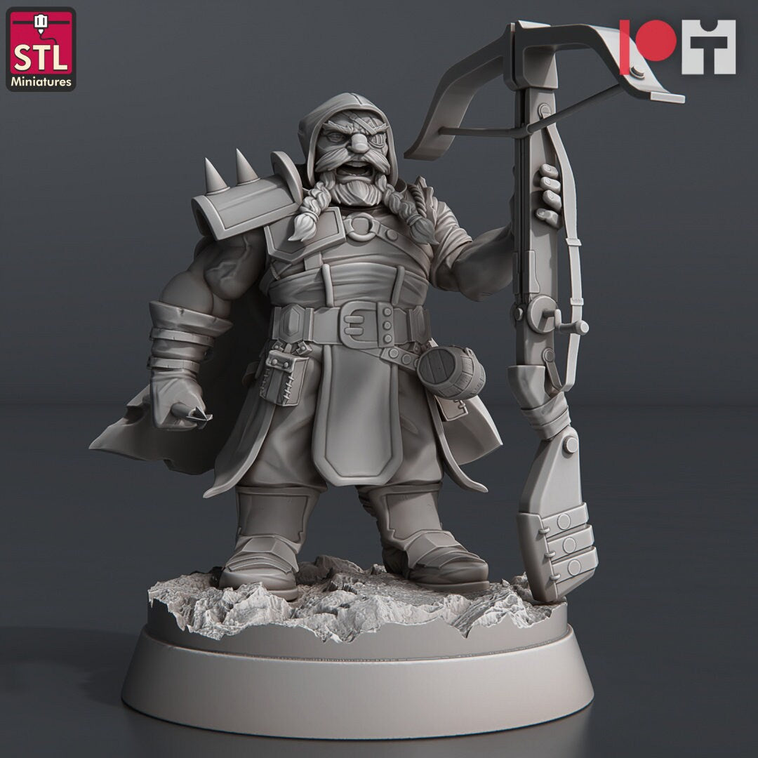 Pack JDR Chasseurs De Dragons STL Miniatures Impression 3D