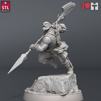 Pack JDR Chasseurs De Dragons STL Miniatures Impression 3D
