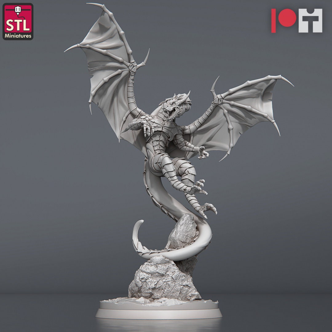 Pack JDR Chasseurs De Dragons STL Miniatures Impression 3D