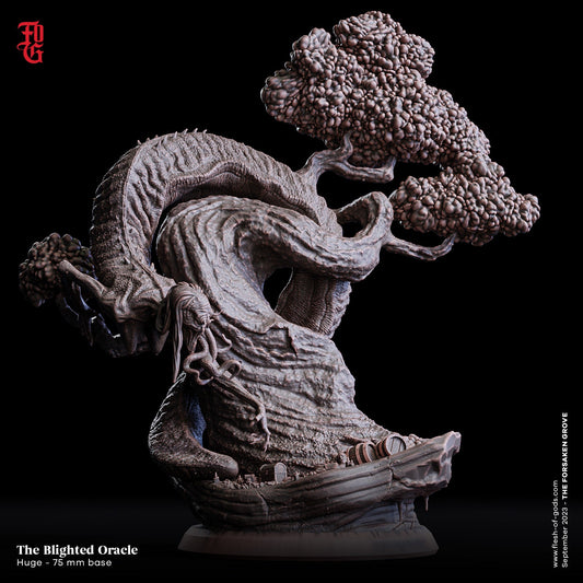 Figurine JDR Monstre L'oracle flétri Flesh Of Gods Impression 3D