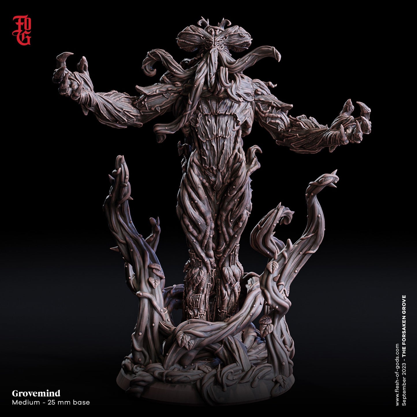 Figurine JDR Flagelleur mental Flesh Of Gods Impression 3D