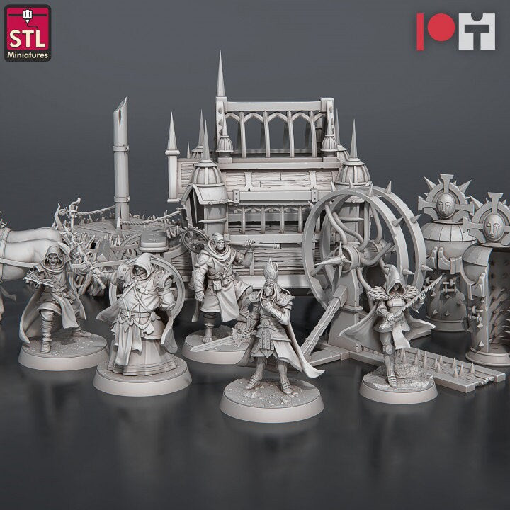 Pack JDR Inquisiteurs STL Miniatures Impression 3D