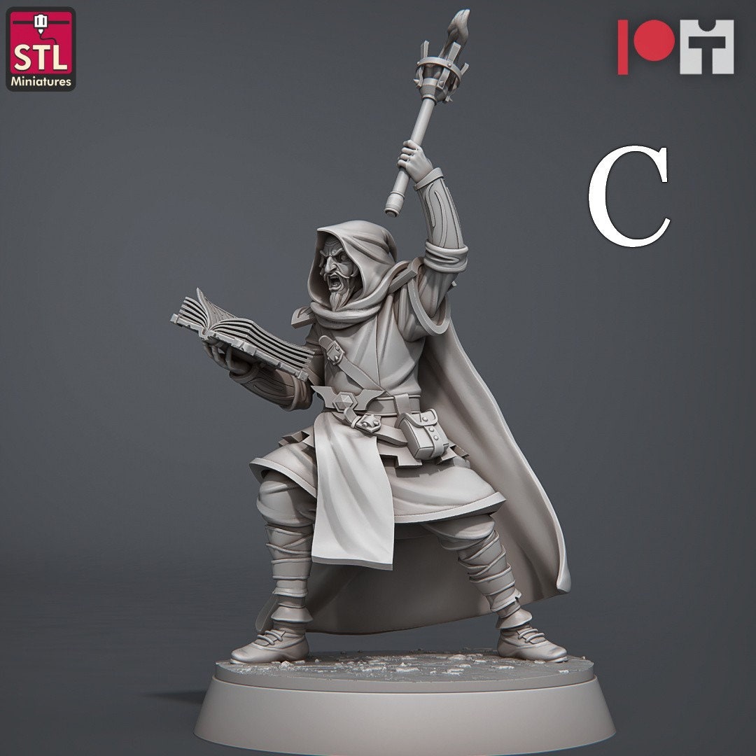 Pack JDR Inquisiteurs STL Miniatures Impression 3D