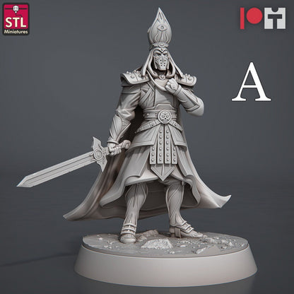 Pack JDR Inquisiteurs STL Miniatures Impression 3D