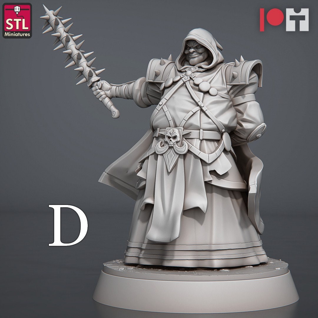 Pack JDR Inquisiteurs STL Miniatures Impression 3D