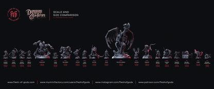 Figurine JDR Clerc Flesh Of Gods Impression 3D