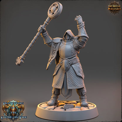 Figurine JDR Guerrier 07 Daybreak Miniatures Impression 3D