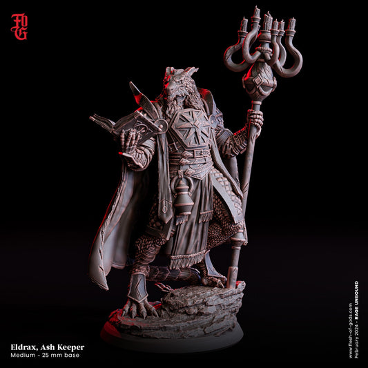 Figurine JDR Magicien Drakeide Flesh Of Gods Impression 3D