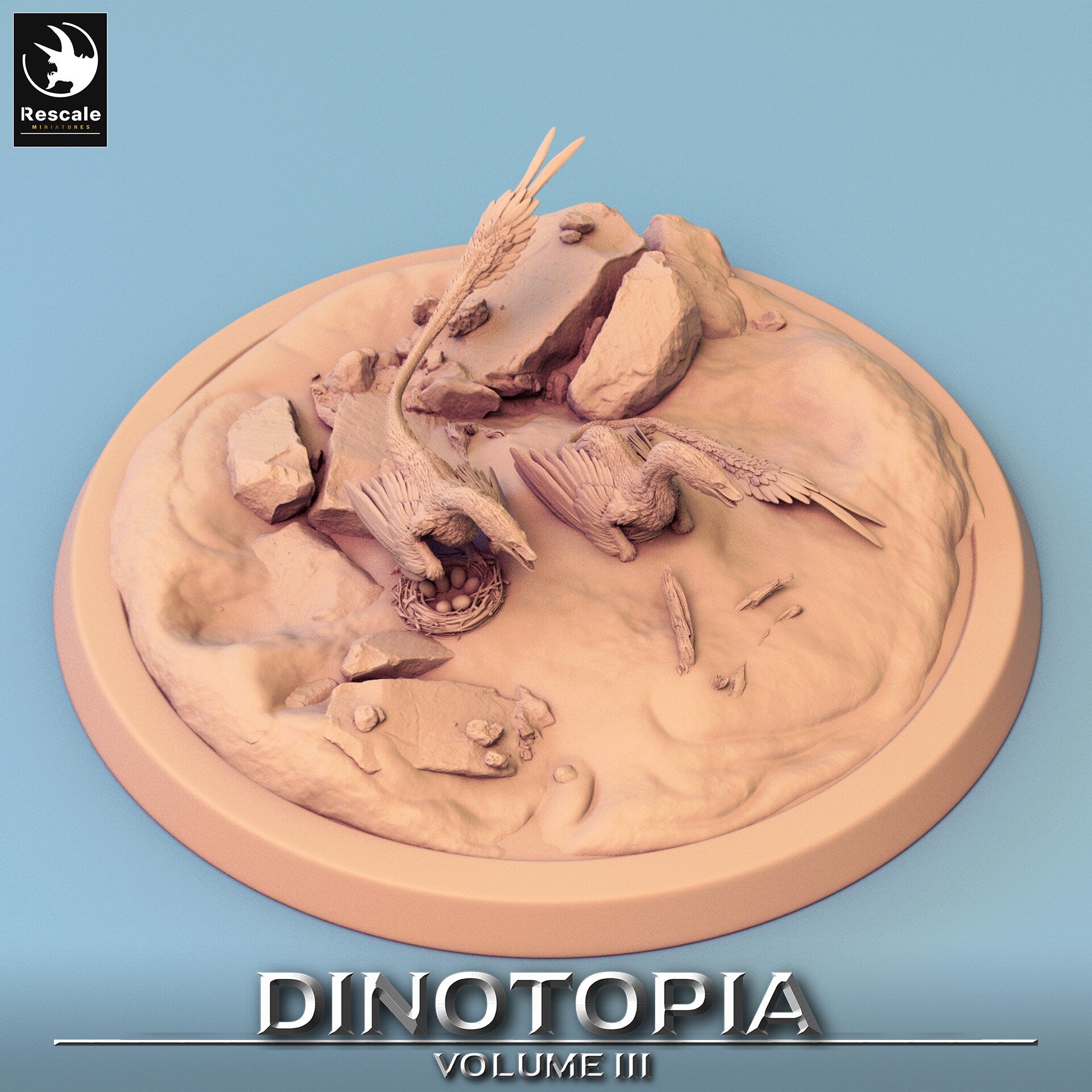 Figurine JDR Pack Vélociraptor Rescale Miniatures Impression 3D