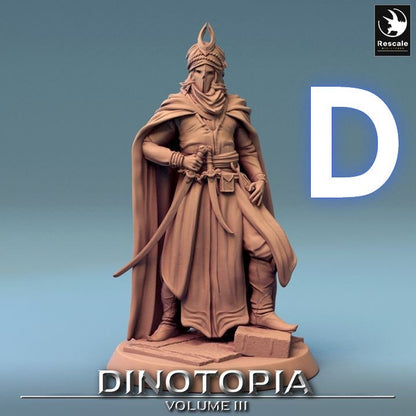 Figurine JDR Wargame Pack Guilde Caravane Rescale Miniatures Impression 3D
